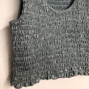 Wilfred Free Puckered Scoop Neck Tank